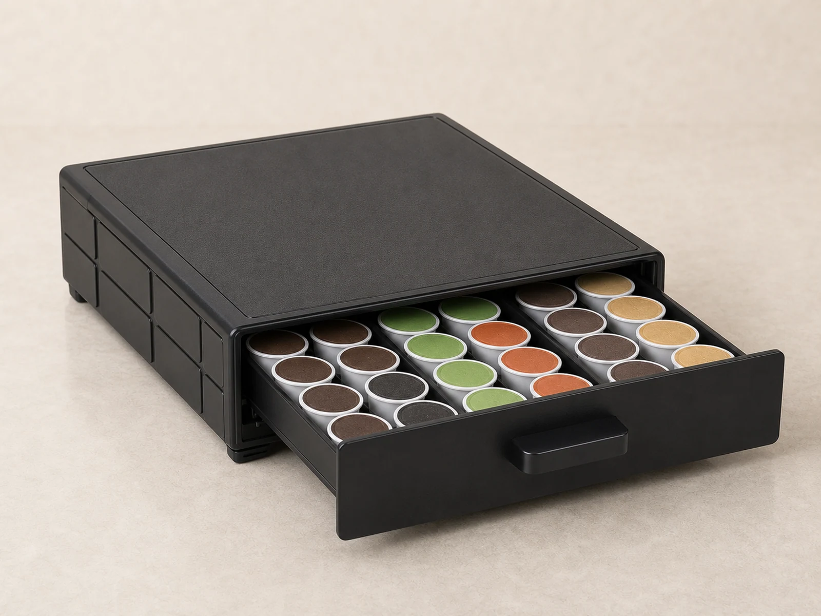K-Cup pod storage representative product visual